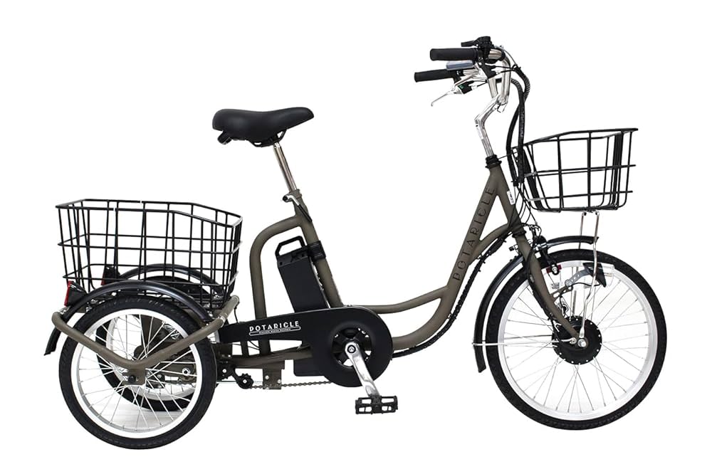 新品未開封　ポタリクル 三輪電動アシスト自転車　マットブラック 新品未開封 ポタリクル 三輪電動アシスト自転車 マットブラック